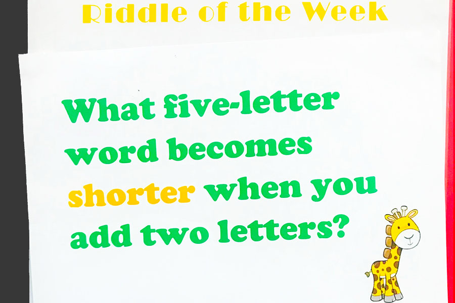 Riddle of the Week